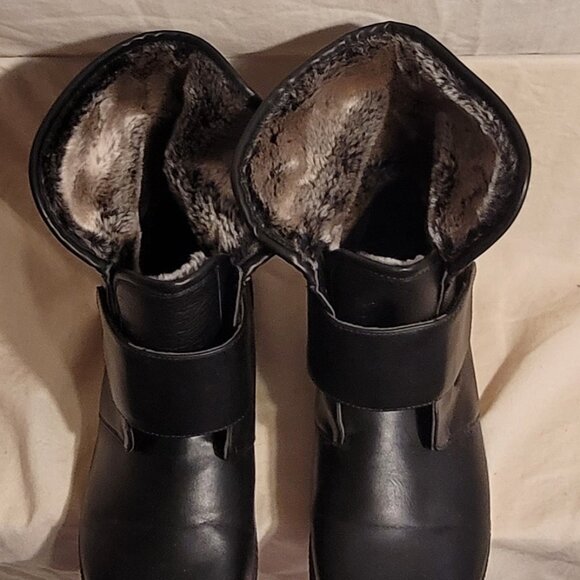 Wanderlust Gill-2 Velcro Women's Size 11 WIDE WIDTH Winter Boot Black Waterproof - Picture 5 of 13